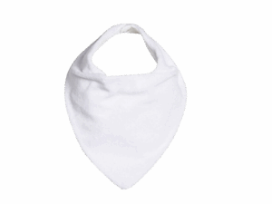 Babador Bandana Atoalhado Branco