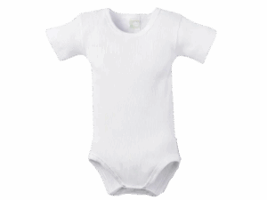 Body Canelado Manga Curta M