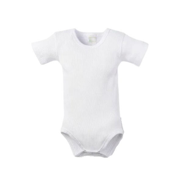 Body Canelado Manga Curta M