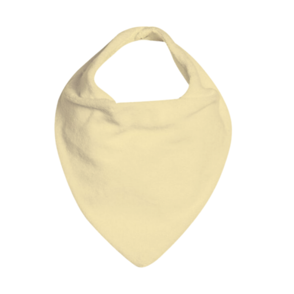 Babador Bandana Atoalhado [Neutro Amarelo]