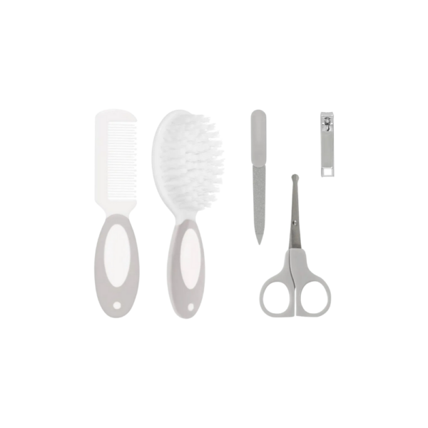 Kit Manicure Baby + pente e escova 5 peças