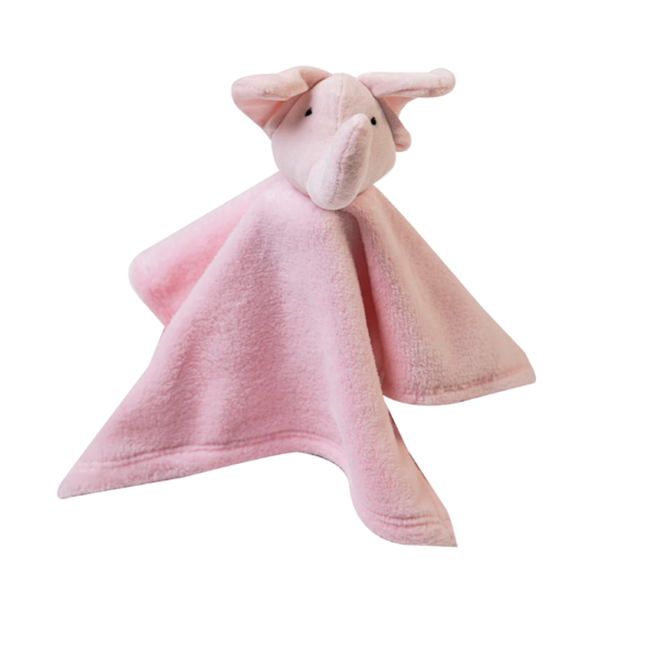 Naninha de Microfibra Elefante 40x33cm [Rosa]