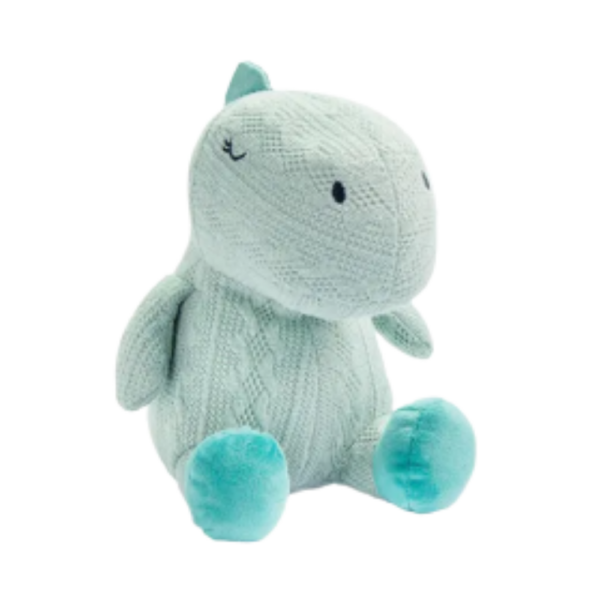 Pelúcia de Tricô 100% algodão18cm [Verde Azulado]