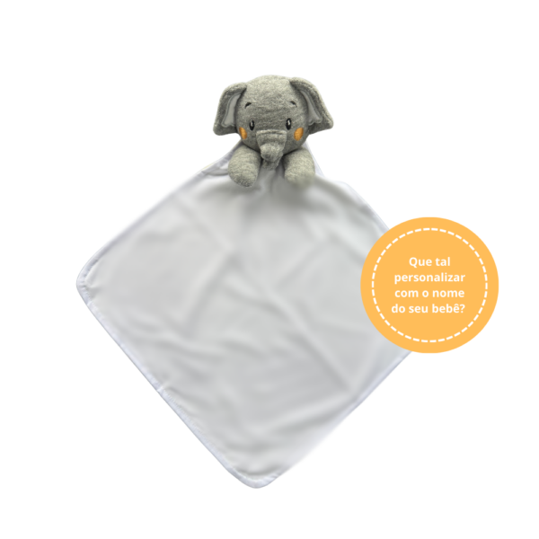 Naninha Poliéster Antipilling 30x30cm [Elefante]