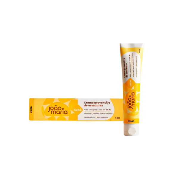 Creme preventivo contra assaduras João e Maria 40g