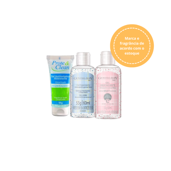 Álcool Em Gel Higienizante Para Mãos 60ml