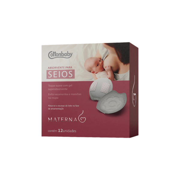 Absorvente para seios Cottonbaby Materna12un