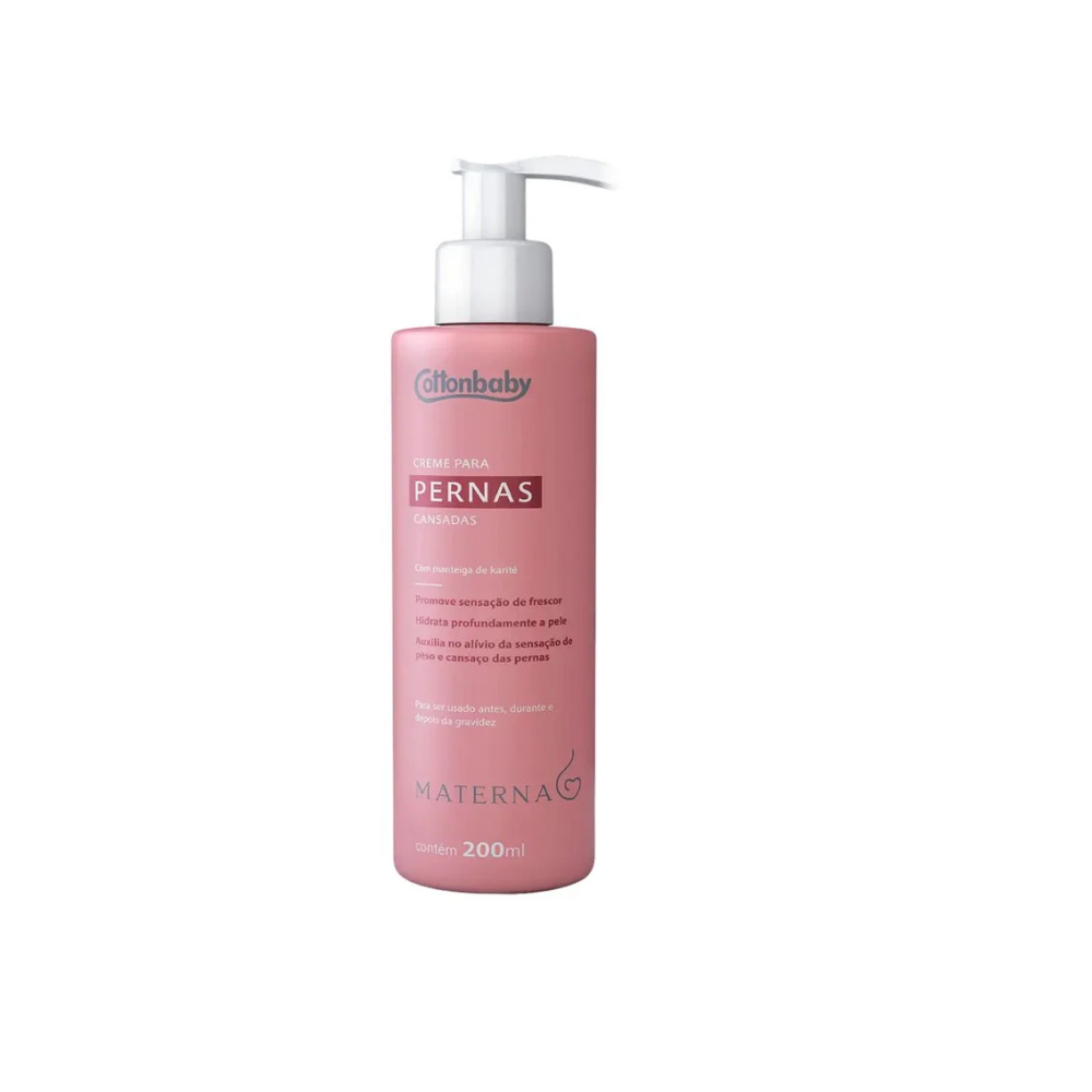 Creme para Pernas Cottonbaby 200ml | Materna