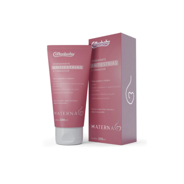 Hidratante Antiestrias e Firmador Cottonbaby 200ml | Materna