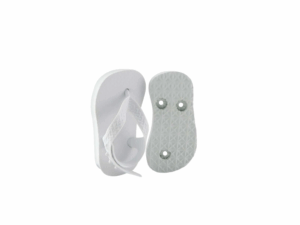 Chinelo para Sublimação Branco Baby (com Tira Calcanhar)