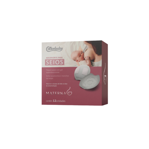 Absorvente para seios Cottonbaby Materna12un