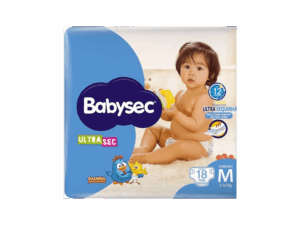 Fralda Descartável Babysec (M) - Pct Pequeno