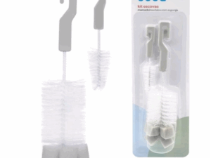 Escova De Lavar Mamadeiras Com Limpador De Bicos - Neutra