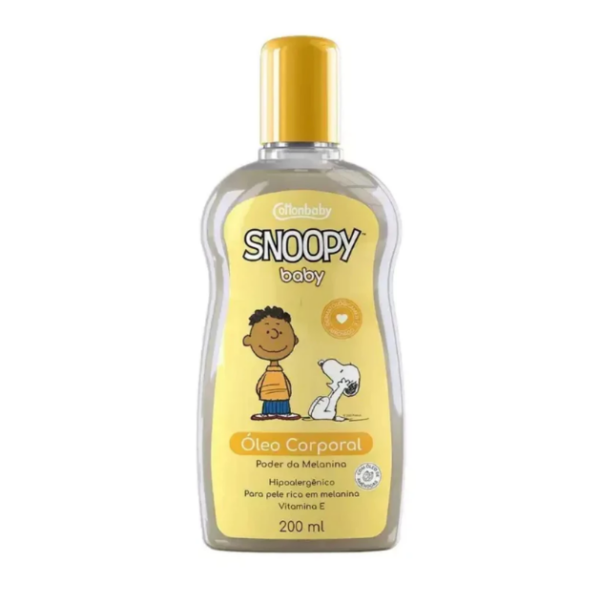 Óleo corporal Cottonbaby Snoopy baby Poder da Melanina 200ml