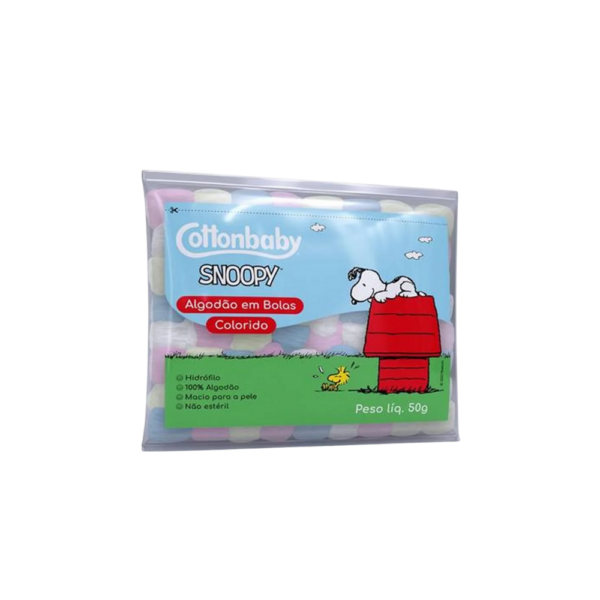 Algodão bola colorido Cottonbaby 50g