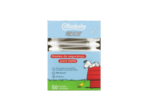 Hastes flexíveis de segurança Cottonbaby 50un