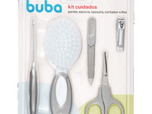 Kit Manicure e cuidados (Pente + Escova + Cortador+ Tesoura)