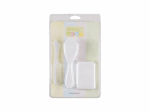 Kit Cabelo Baby (Pente | Escova | Saboneteira)