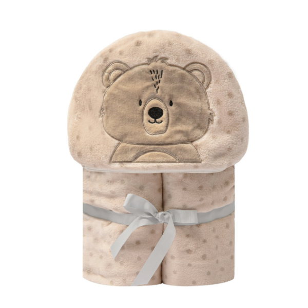 Cobertor de Microfibra friends c/capuz - URSO