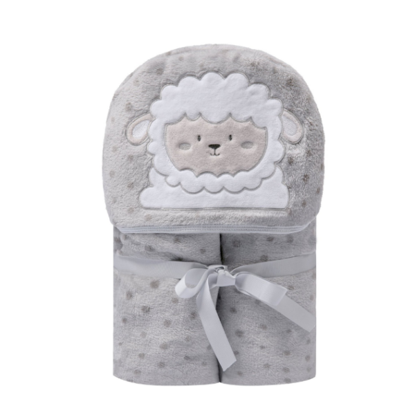 Cobertor de Microfibra friends c/capuz - OVELHA