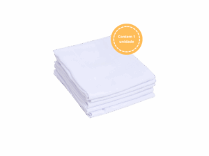 FRALDA SOFT BRANCA C/ BAINHA 68CM X 68CM