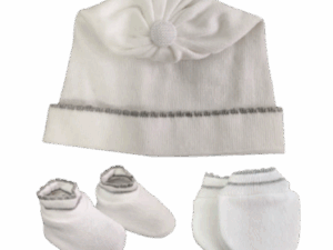 KIT LÃ [Sapatinho, Luva e Touca]