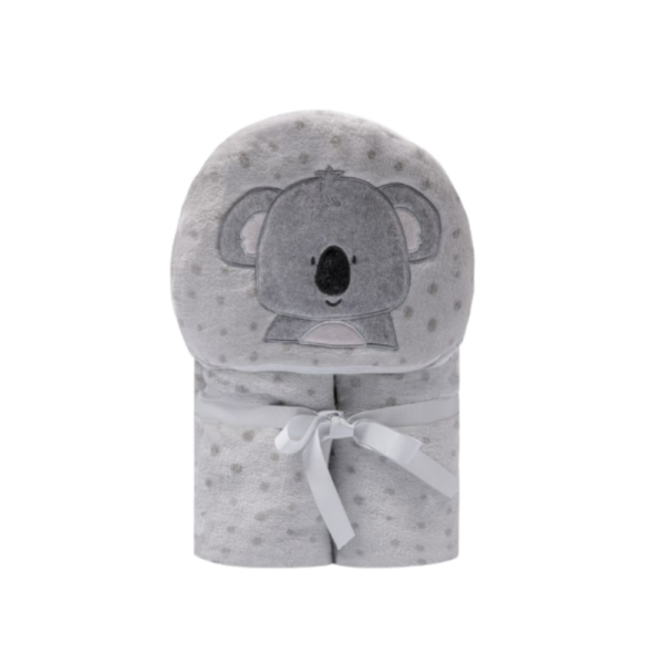 Cobertor de Microfibra friends c/capuz  [Coala]