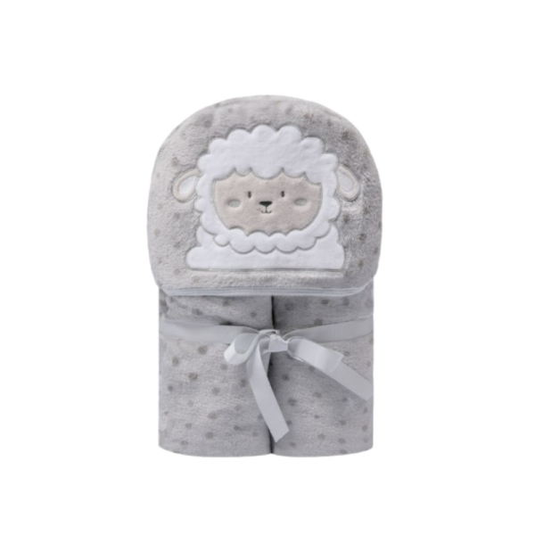 Cobertor de Microfibra friends c/capuz [Ovelha]