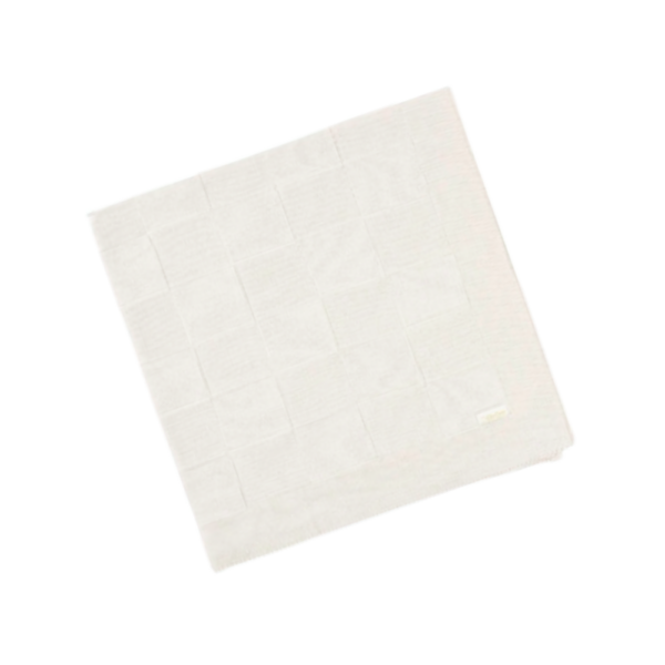 Cobertor Manta Tricô Acrílico 80x80cm [Neutro]