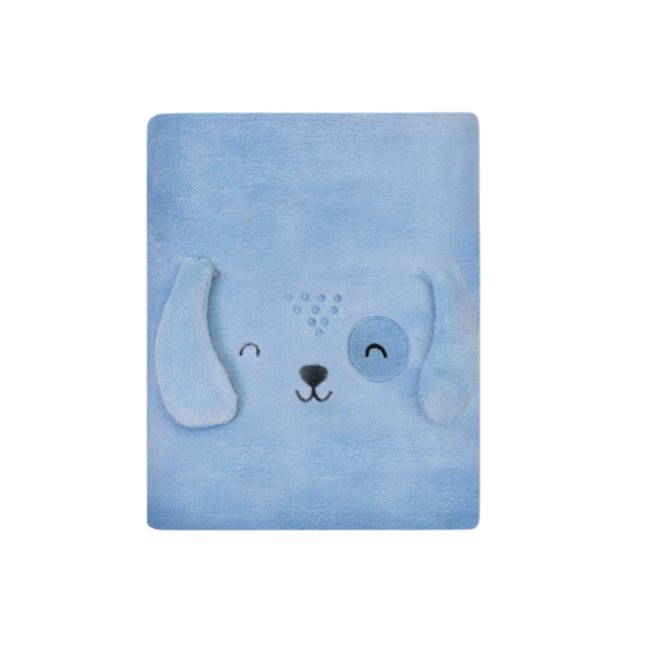 Cobertor de Microfibra Luxo Bichuus 1,10x 0,85 [Azul]