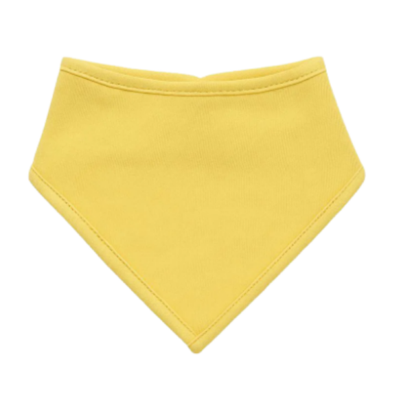Babador Bandana Suedine [Amarelo Ouro]